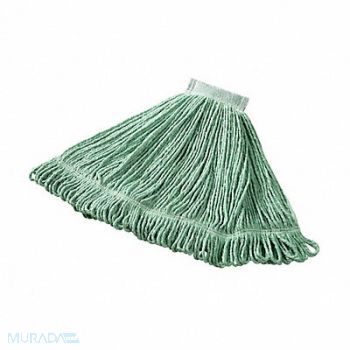 RUBBERMAID COMMERCIAL PRODUCTS Wet Mop Green Cotton/Synthetic, 5MU69