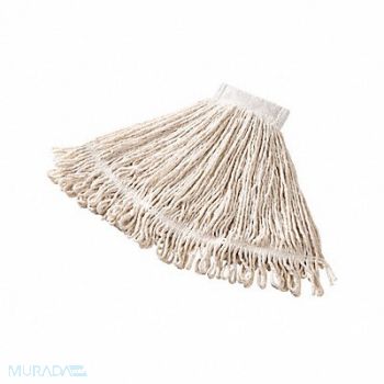 RUBBERMAID COMMERCIAL PRODUCTS Wet Mop White Cotton/Synthetic, 5MU71