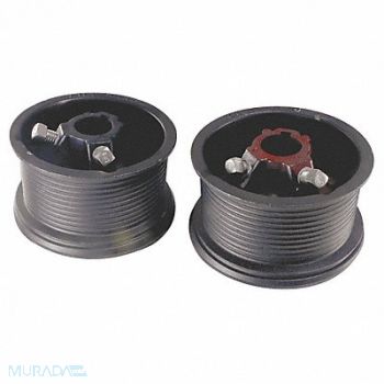 AMERICAN GARAGE DOOR SUPPLY Commercial Drum 4 In Coated Keyed PK2, 5MVE3