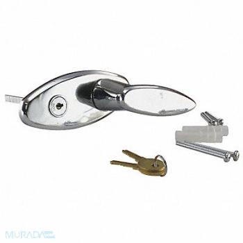 AMERICAN GARAGE DOOR SUPPLY L-Handle With Lock Blind Mount, 5MVH5