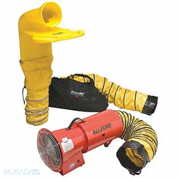 ALLEGRO Axial Fan Kit Steel 120VAC HP 1/3, 5MWH3