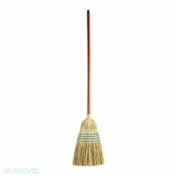 RUBBERMAID COMMERCIAL PRODUCTS Corn Broom Head 38 in Handle L 13 Face, 5MY34