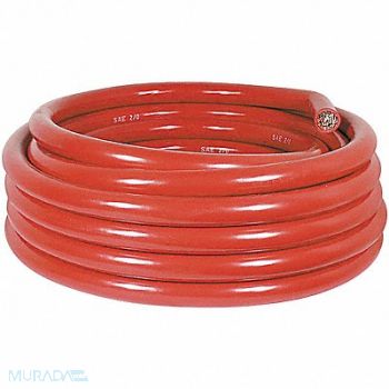 QUICKCABLE Battery Cable 2/0 1 Cond 25 ft Red, 5NEY4