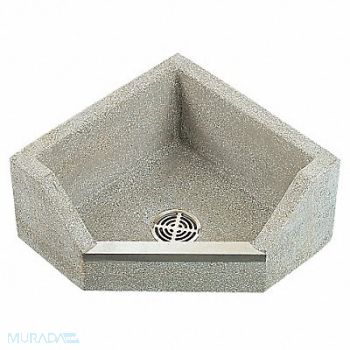 FIAT PRODUCTS Fiat Mop Svc Basin Corner 24inx24inx12in, 5NFN5