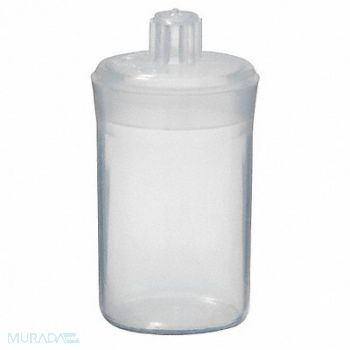DYNALON Weighing Bottle 23mL Plastic Wide PK10, 5NFP2