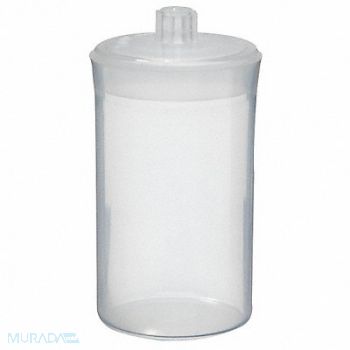 DYNALON Weighing Bottle 60mL Plastic Wide PK10, 5NFP5