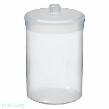 DYNALON Weighing Bottle 190mL Plastic Wide PK10, 5NFP6