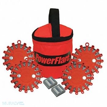 POWERFLARE D6165 LED Safety Flare LED Color Amber, 5NJV6