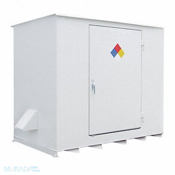 DENIOS Indoor/Outdoor Drum Safety Storage, 5NTR7