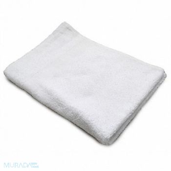 R R TEXTILE Bath Towel 24x50 in White PK12, 5NWN9