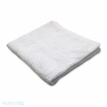 R R TEXTILE Bath Towel 20x44 in White PK12, 5NWP1