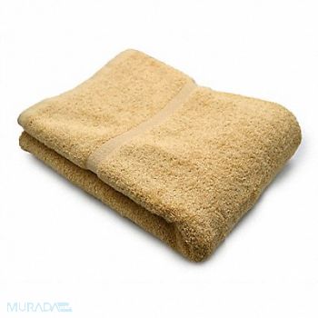 R R TEXTILE Bath Towel 27x54 In Beige PK12, 5NWP5