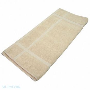 R R TEXTILE Bath Mat 21x34 in Beige PK12, 5NWP9
