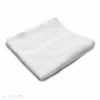 R R TEXTILE Bath Towel 24x50 in White PK12, 5NWR4