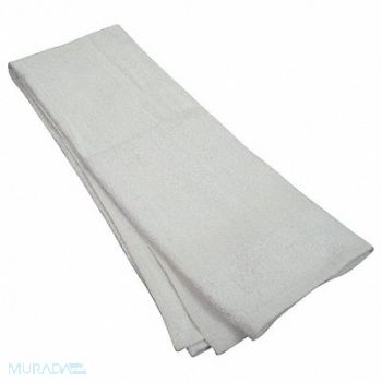 R R TEXTILE Bath Towel 24x48 in White PK12, 5NWR5