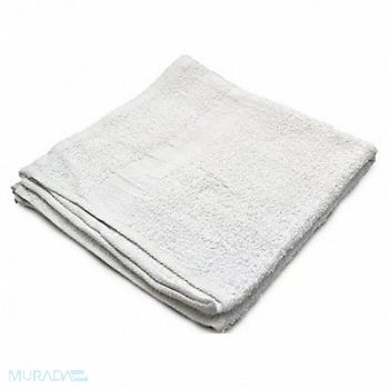 R R TEXTILE Bath Towel 22x44 in White PK12, 5NWR6