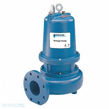 GOULDS WATER TECHNOLOGY 3 HP Sewage Ejector Pump 230VAC, 5NXW0