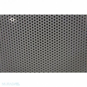 GRAINGER APPROVED Carbon Steel Perforated Sheet 40 in L, 5PDD6