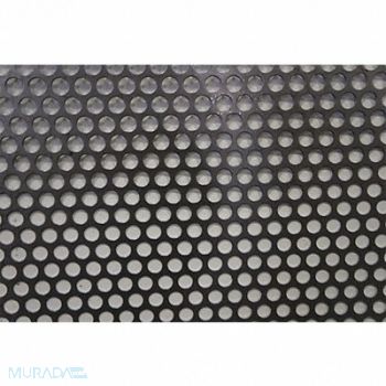 GRAINGER APPROVED Carbon Steel Perforated Sheet 40 in L, 5PDD7