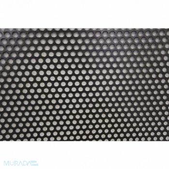 GRAINGER APPROVED Carbon Steel Perforated Sheet 40 in L, 5PDE8