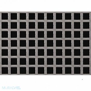 GRAINGER APPROVED Carbon Steel Perforated Sheet 40 in L, 5PDD8