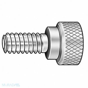 GRAINGER APPROVED Thumb Screw #4-48 Part Thread SS 3/4 L, 2JHZ5