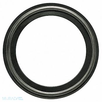 RUBBERFAB Gasket Size 4 In Tri-Clamp FKM, 5PYA6
