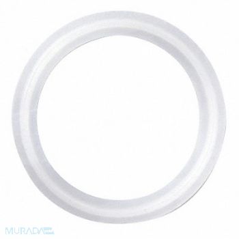 RUBBERFAB Gasket Size 1 1/2 In Tri-Clamp PTFE, 5PYD0