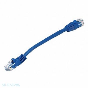 MONOPRICE Patch Cord Cat 5e Booted Blue 0.5 ft., 5PZP4