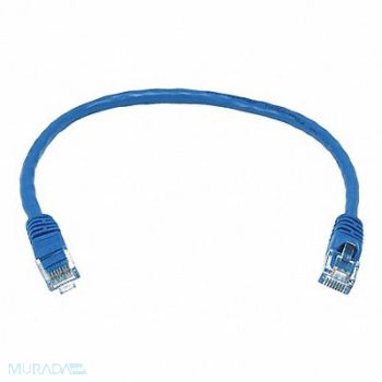 MONOPRICE Patch Cord Cat 5e Booted Blue 1.0 ft., 5PZR4