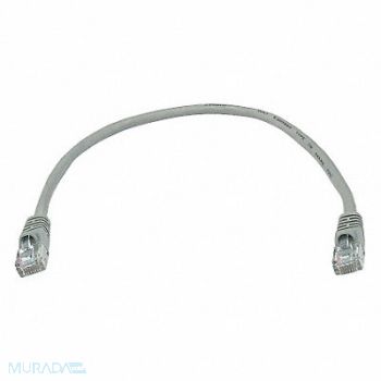 MONOPRICE Patch Cord Cat 5e Booted Gray 1.0 ft., 5PZR5