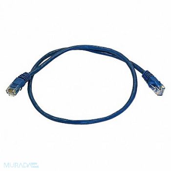 MONOPRICE Patch Cord Cat 5e Booted Blue 2.0 ft., 5PZT4