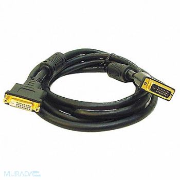 MONOPRICE Computer Cord DVI-D DualLink M to F 6ft, 5RFK5