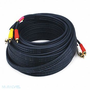 MONOPRICE Triple RCA Dubbing Cable RG59U 50 ft., 5RFZ0