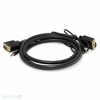 MONOPRICE CPU Cord SVGA/3.5mm Stereo M to M 6ft, 5RGE5