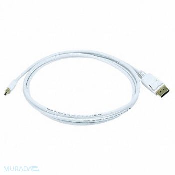 MONOPRICE CPU Cord Display-Mini Display Male 6ft, 5RGH6