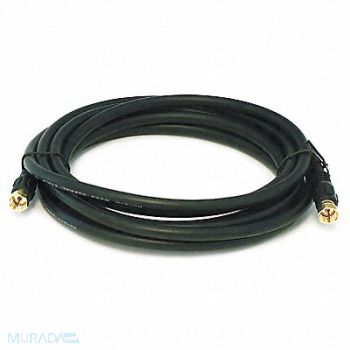 MONOPRICE Coaxial Cable RG-6 12 ft Black, 5RGP1