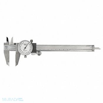 MAHR Dial Caliper 0-150mm 0.01mm Grad White, 5RHK3