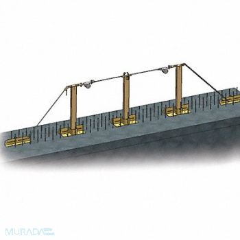 HONEYWELL MILLER Temporary Horizontal Lifeline, 5RRC5