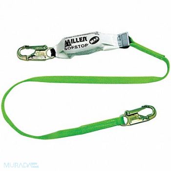 HONEYWELL MILLER Shock-Absorbing Lanyard 6 ft 400 lb., 20A502