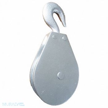 GRAINGER APPROVED Pulley Block Wire Rope 800 lb Load Cap., 5RRX0