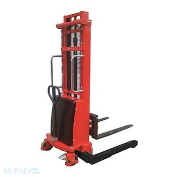 DAYTON Adj Base Hyd Stacker 2200 lb 138 Lift, 5RRZ6