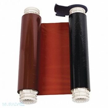 BRADY D9007 Ribbon Cartridge Black/Red 8-3/4 in W, 5RW01