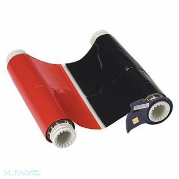 BRADY D9006 Ribbon Cartridge Black/Red 6-1/4 in W, 5RW02