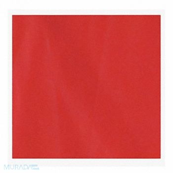 GRAINGER APPROVED Throwaway Flag Red 16x16In PK100, 1EKT1