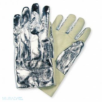 STEEL GRIP Aluminized Gloves 800F 14 PR, 5T328