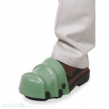 GRAINGER APPROVED Foot Guard Universal Size Green PR, 5T457