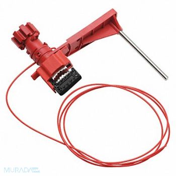 BRADY Ball Valve Lockout Fits Handle Sz 1-3/4, 5TA86