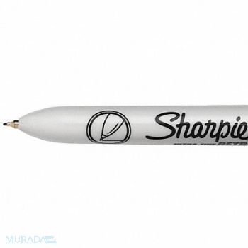 SHARPIE D7944 Permanent Marker Black Ultra Fine PK12, 5TCE9