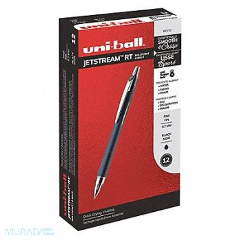 UNI-BALL Rollerball Pens Black PK12, 5TCH1